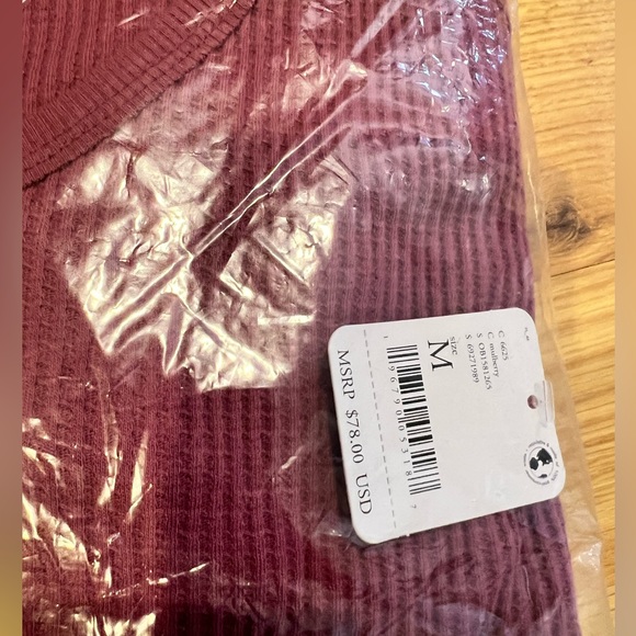 Free People Santa Clara Thermal Mulberry - Picture 10 of 11